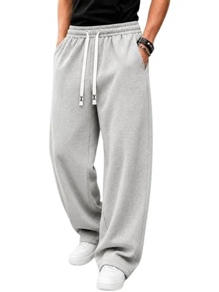 Men's Oversized Baggy Track Pants (S)